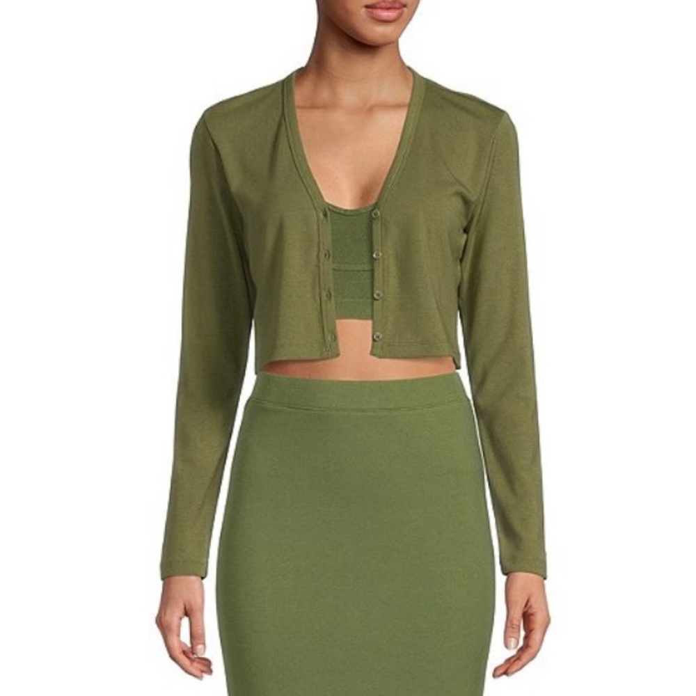 NWT Gianni Bini Knit Crop Top - Picture 3 of 8